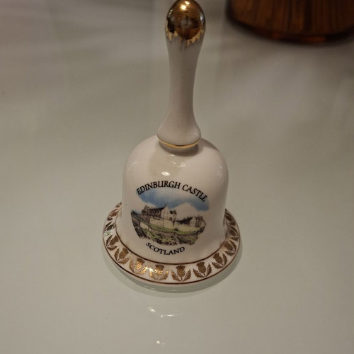 Edinburgh Castle Ceramic Souvenir Bell like new