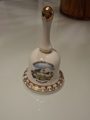 Edinburgh Castle Ceramic Souvenir Bell like new