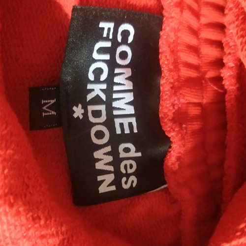 Comme Des Fuckdown cotton skirt red size M like new