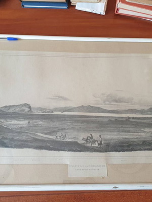 Γκραβούρα Ναυπλίου 1834 από Otto Magnus von Stackelberg μεταχειρισμένη