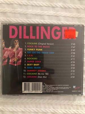 Dillinger The Silver Collection CD like new, reggae
