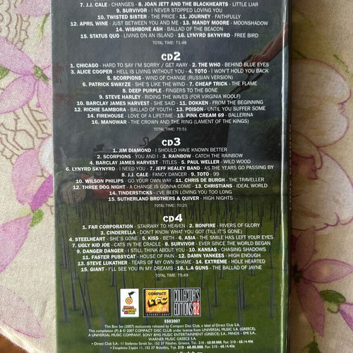 Rock ballads collection like new
