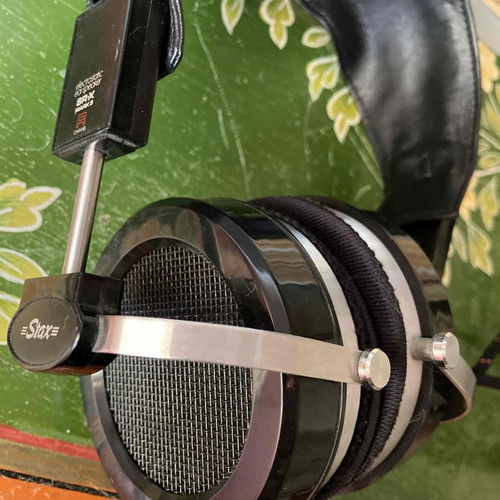 Stax SRD-7 προσαρμογέας και SRX-3 ηλεκτροστατικά ακουστικά μεταχειρισμένα, ενσύρματα