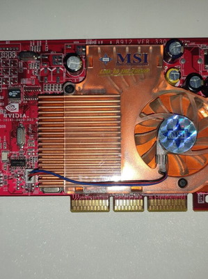 MSI Geforce FX 5600 128MB 128bit AGP μεταχειρισμένη