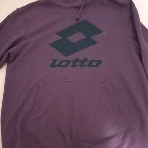 Lotto hoodie sweatshirt medium purple, like new