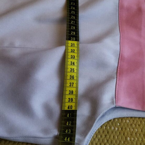 Summer dress like new, size M, pink and gray
