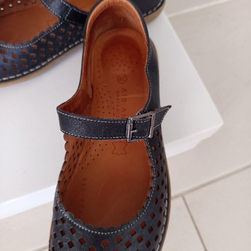 Voi&Noi Anesis Leather Ballerinas Like New, Blue, Size 38