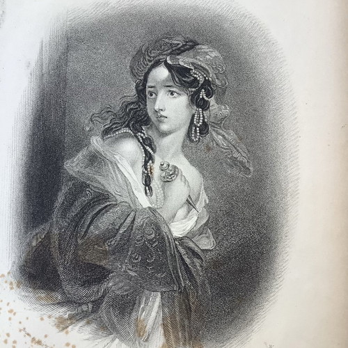 Byron Beauties Gulnare chalcography used 1834