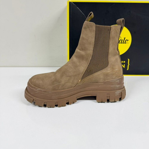 Bufallo Aspha Chelsea boots used, brown, size 39