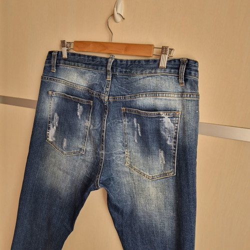 Warren Webber Distressed Jeans used, size W36/EU50, dark blue