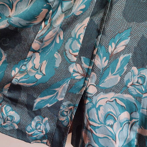 Karen Millen floral silk dress with removable belt, like new, size 38