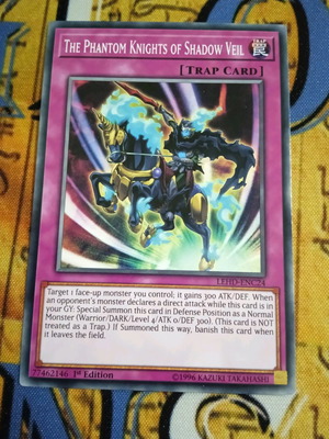 The Phantom Knights' Of Shadow Veil Normal Trap μεταχειρισμένη κάρτα Yu-Gi-Oh!