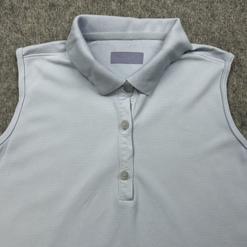 Columbia women's sleeveless polo shirt used, blue, size L