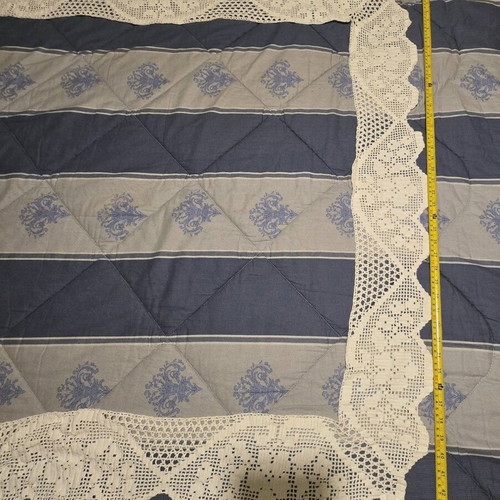 Handmade knitted edging fascia new for decoration