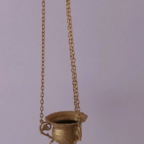 Incense Burner Antike 55 cm used, copper