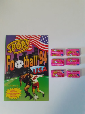 Football 94 USA Album with Six Bubble Gums New
