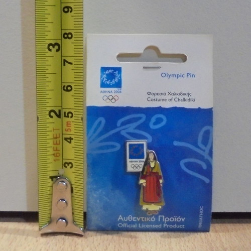Olympic Pin Athens 2004 authentic, Costume of Chalkidiki