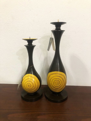 Σετ κηροπήγια καινούργιο, ύψος 47 cm και 38 cm