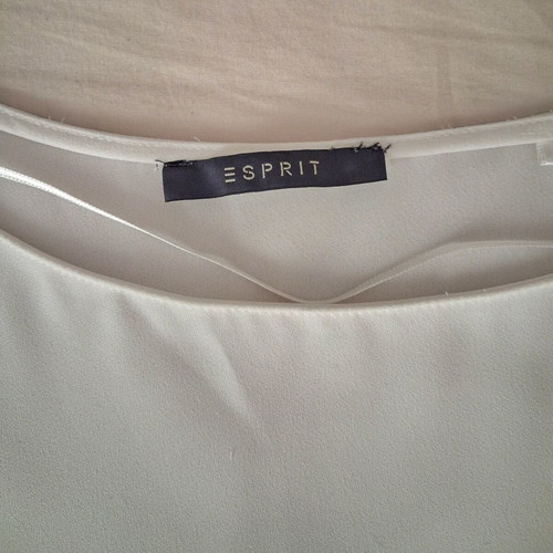 Esprit blouse size 38 like new, white/cream, 3/4 sleeve