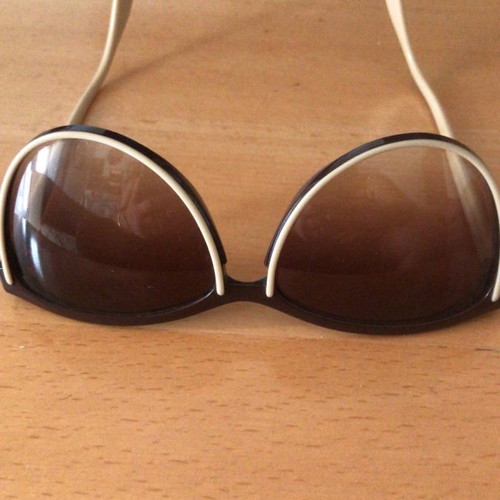 Silhouette vintage sunglasses used, brown and beige