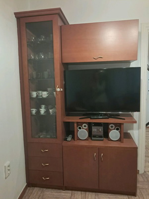 Furniture composition like new, wooden, sturdy construction