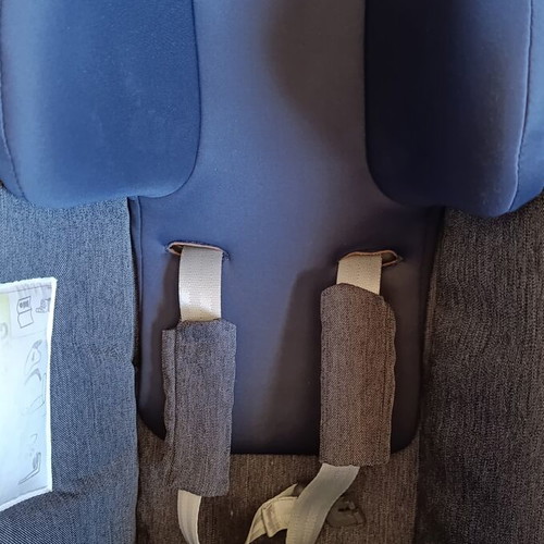 Inglesina Aptica baby car seat used, 0-13 kg, blue denim