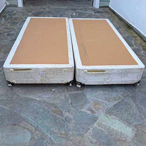 Double bed with mattress used 1.60x2 meters