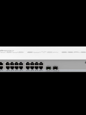 MikroTik CRS326-24G-2S+RM διαχειριζόμενο Gigabit switch 24 θυρών με 2 θύρες SFP