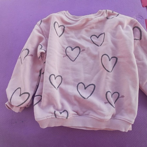 Zara sweatshirt for girl 3 to 4 years used, pink