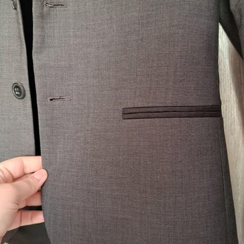 H&M men's jacket modern, like new, anthracite size 44 slim fit
