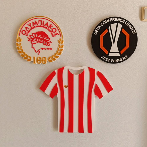 Olympiacos 100 Years Anniversary Shirt with Magnet new