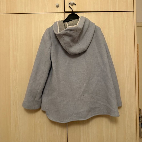 Zara short coat light blue like new