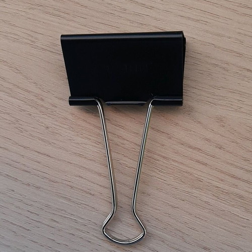 Metal clips 51 mm and 32 mm new, pack of 107 pieces