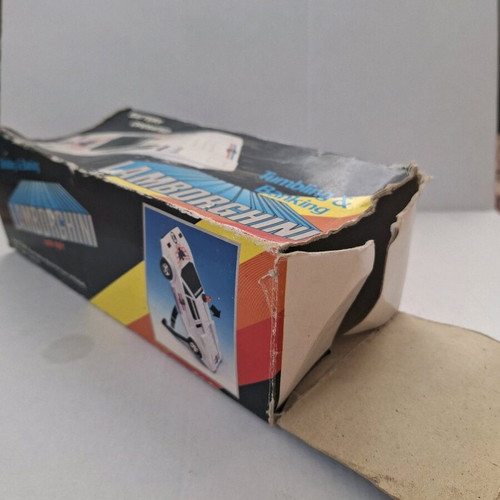 Retro Lamborghini Countach toy used with original box