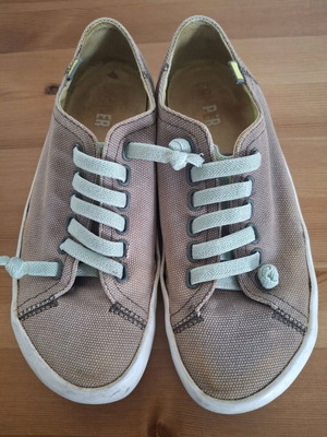 Πάνινα παπούτσια Camper μεταχειρισμένα, γκρι, νούμερο 38 ανοιξιάτικα-καλοκαιρινά