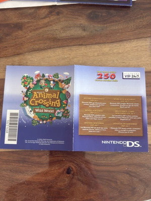 Nintendo VIP 24:7 κάρτα εγγραφής Animal Crossing: Wild World για Nintendo DS