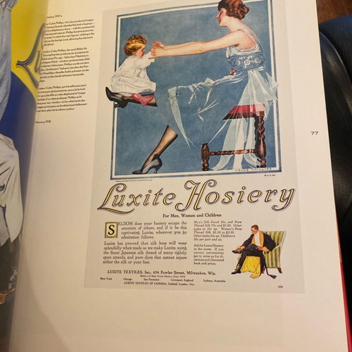 20th Century Fashion coffee table book 100 years of apparel ads like new