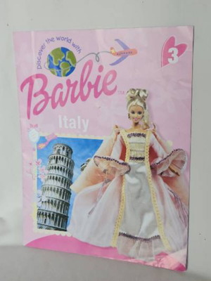 Discover the world with Barbie magazine collection with doll clothes