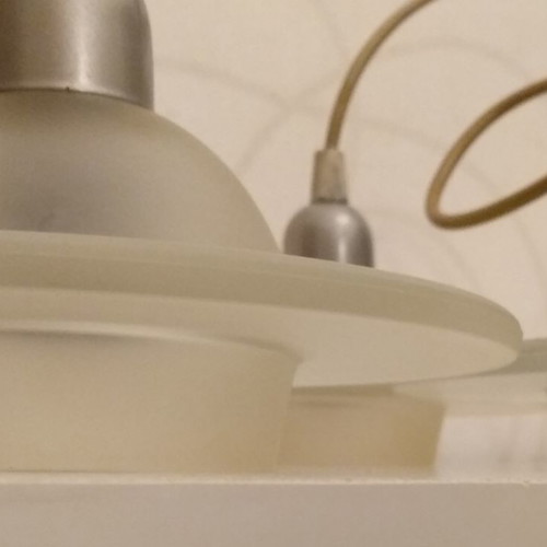 Set of two Viokef ceiling lights, three-light and two-light