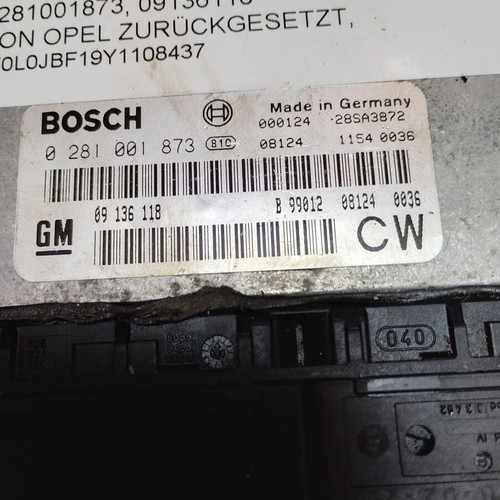 Computer ECU Opel Vectra B 2.0DTI 2000 used