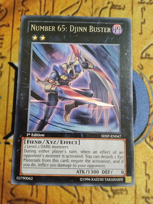 Number 65: Djinn Buster Yugioh κάρτα σαν καινούργια