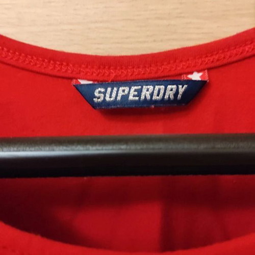 Superdry Maddox Sporty Red Bodysuit Medium New