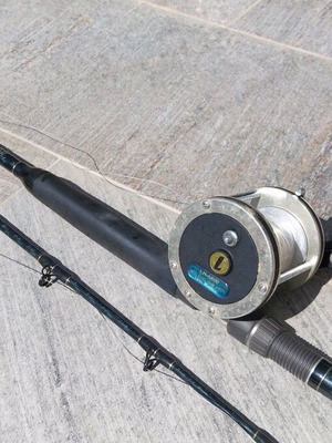 Simano fishing rod for trolling like new