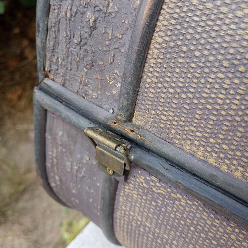 Wooden storage chest used