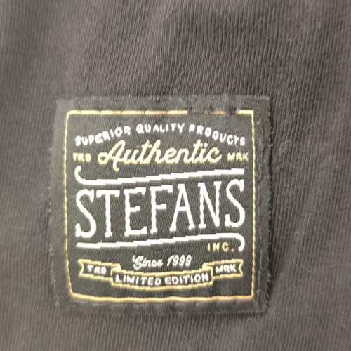 Stefansxxl black cotton men's T-shirt XXL like new