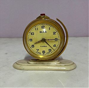 Ρωσικό Vintage Επιτραπέζιο Ρολόι-Ξυπνητήρι