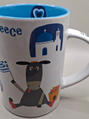 Αναμνηστική κούπα Donkey Colors Greece Σαντορίνη Κυκλάδες