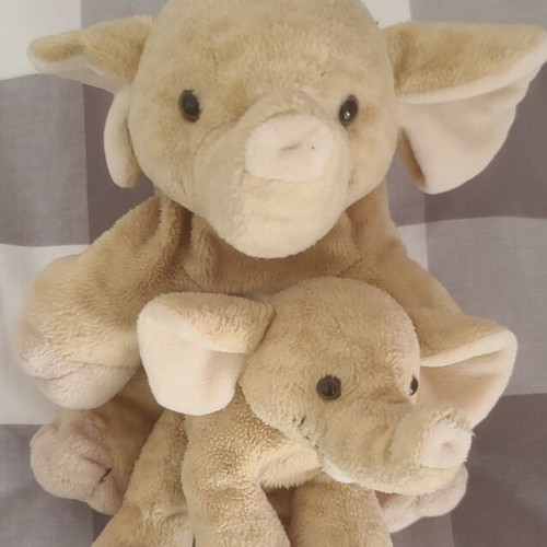 Plush elephants like new, set of 2 pieces