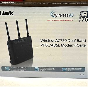 D-LINK Modem Router DSL-3682 Dual Band AC-750