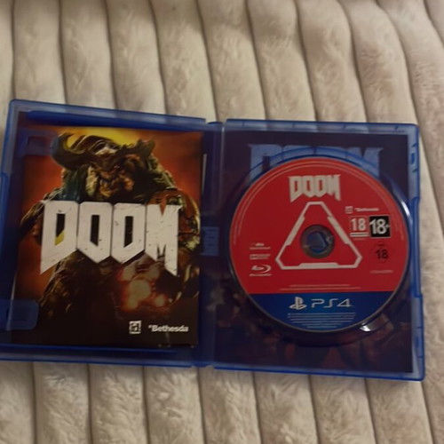 Doom Game for PlayStation 4 like new